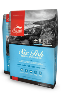 ORIJEN Six Fish Biologically Appropriate Dog Food Bag